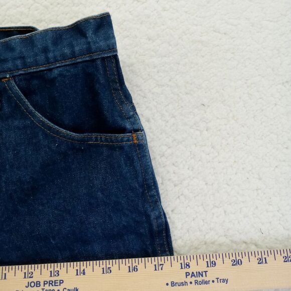 VTG Cowden Jeans Womens 30M (29x34) Highrise USA Cotton‎ Dark Denim Boot - Picture 6 of 11